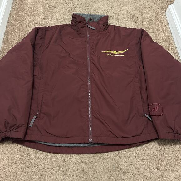 Honda Jackets & Blazers - '06 HONDA GOLDWING SINCE 1975 Medium NYLON MOTORCYCLE JACKET EMBROIDERED FLEECE